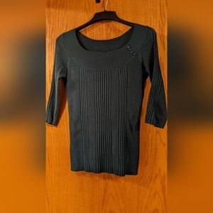 United States Sweaters, teal, 3/4 sleeves. Small.